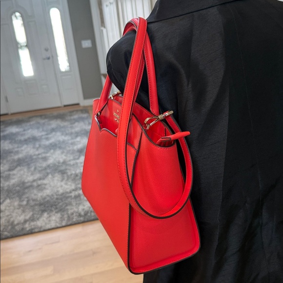 NWOT KATE SPADE Satchel Bag - Coral - Picture 4 of 13